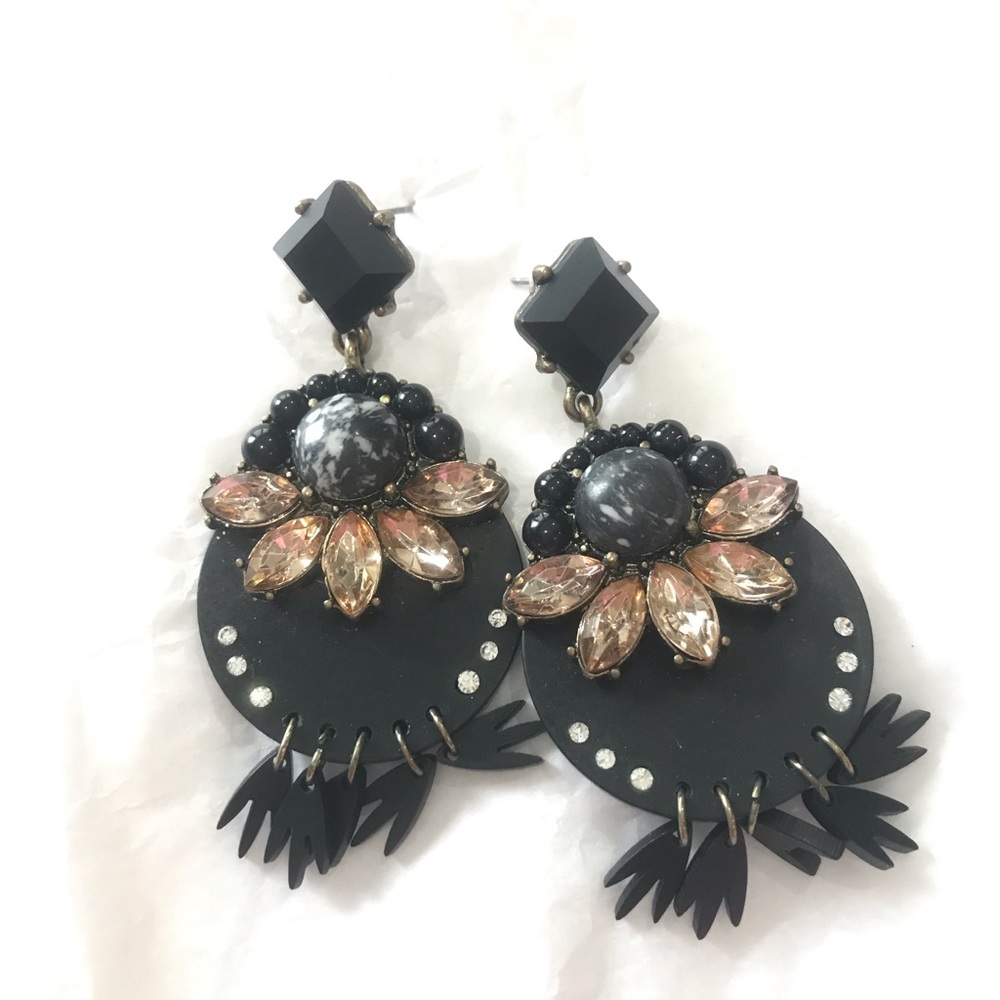 Baublebar Black statement earrings